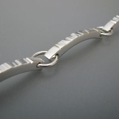 Zilveren armband, serie